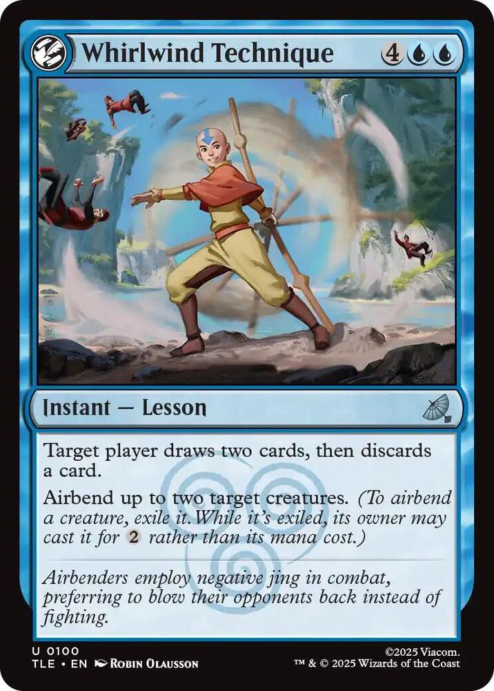 Whirlwind Technique #100 FOIL Avatar: The Last Airbender: Eternal Legal