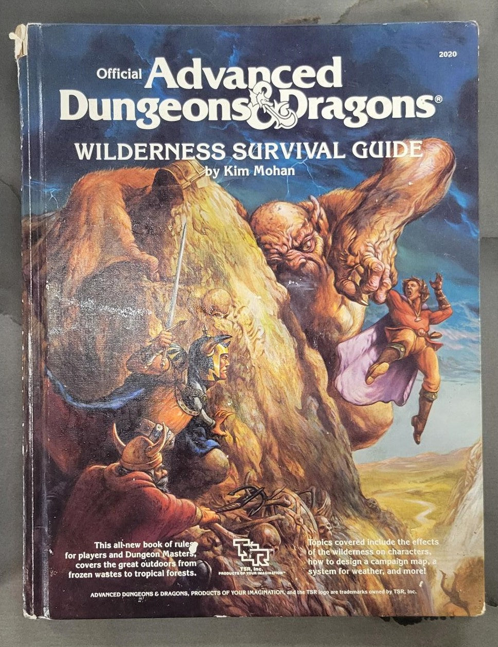 Advanced Dungeons & Dragons 1st Edition Wilderness Survival Guide (1986)