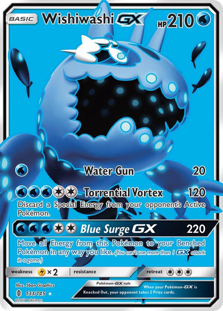 Wishiwashi GX #133 SM - Guardians Rising