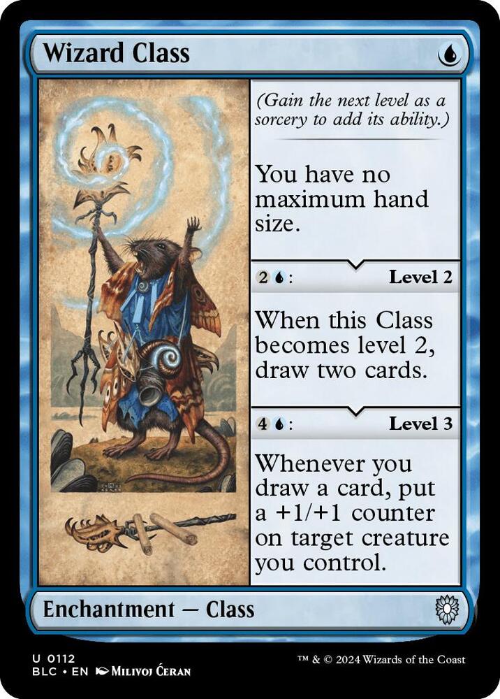 Wizard Class #112 Commander: Bloomburrow