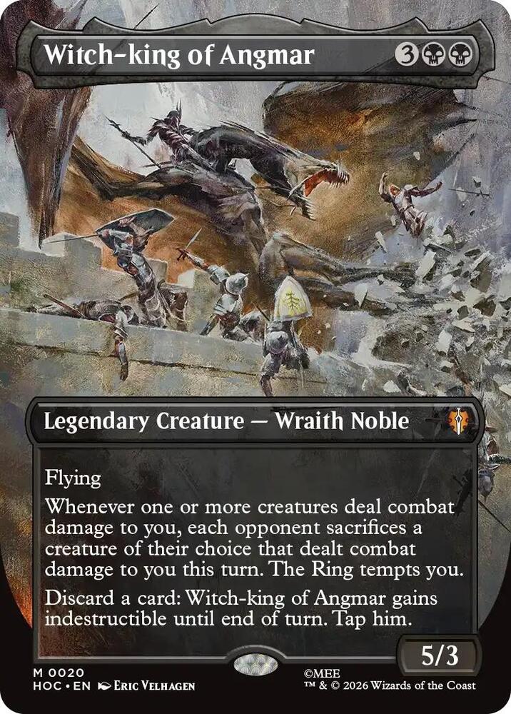 Witch-king of Angmar (Borderless) #20 The Hobbit: Eternal-Legal