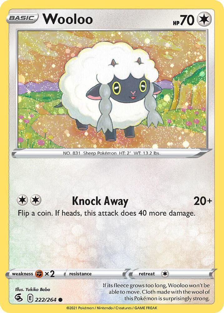 Wooloo #222 COSMOS HOLOFOIL Miscellaneous Cards & Products