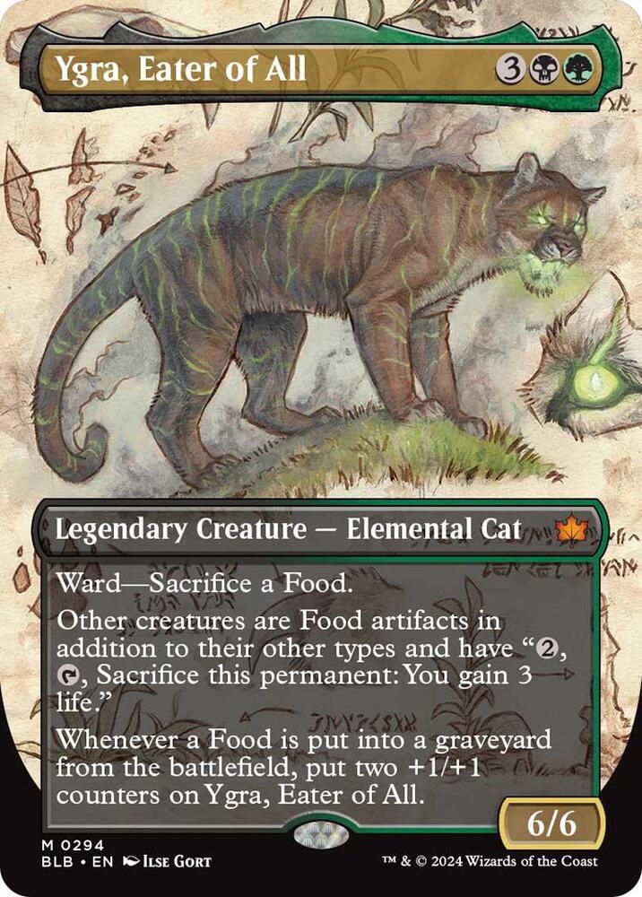 Ygra, Eater of All (Borderless) #294 Bloomburrow