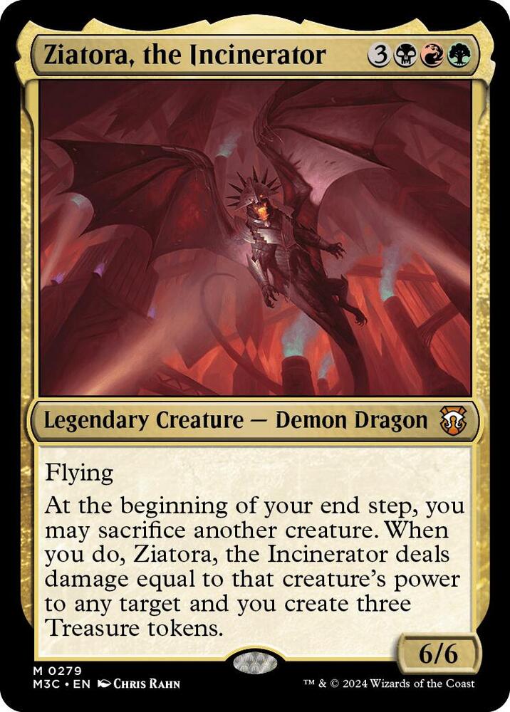 Ziatora, the Incinerator #279 Commander: Modern Horizons 3