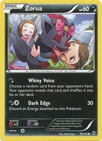 Zorua #90 REVERSE HOLOFOIL XY - BREAKthrough
