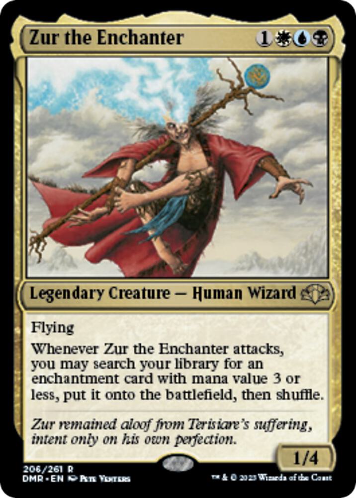 Zur the Enchanter #206 Dominaria Remastered