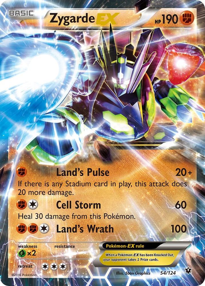 Zygarde EX #54 XY - Fates Collide