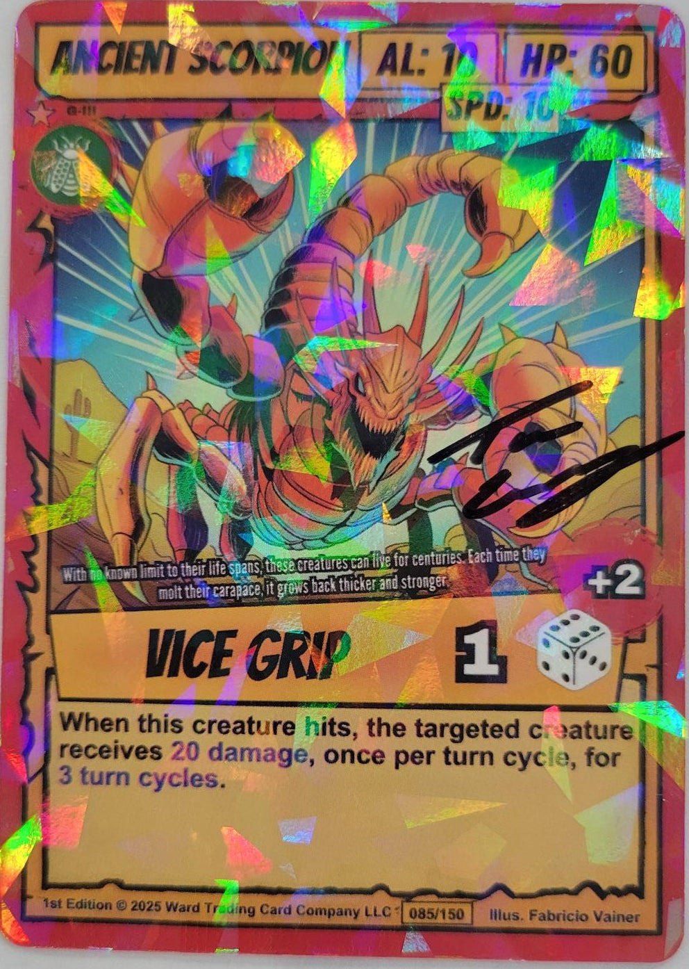 Ancient Scorpion #85 FOIL Ward Gen 3 (Tom Casey Signature)
