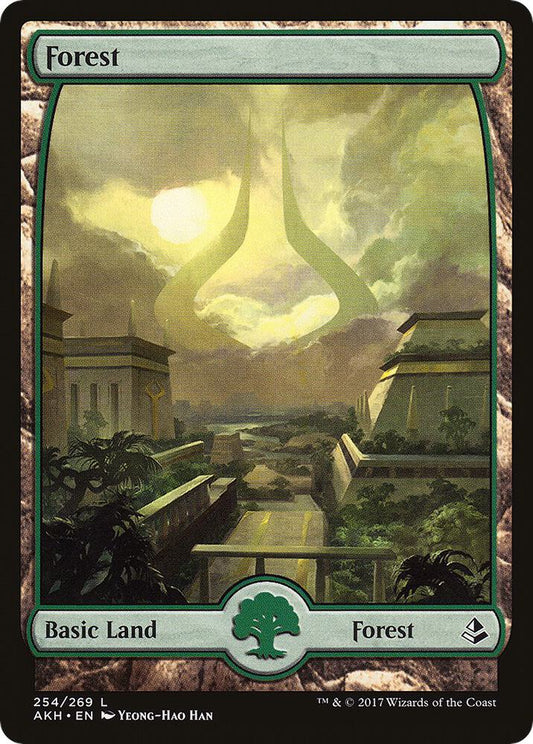 Forest #254 (Ful Art) FOIL Amonkhet