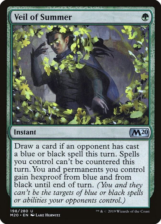 Veil of Summer #198 Core Set 2020