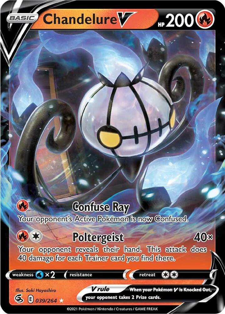 Chandelure V #39 SWSH08: Fusion Strike