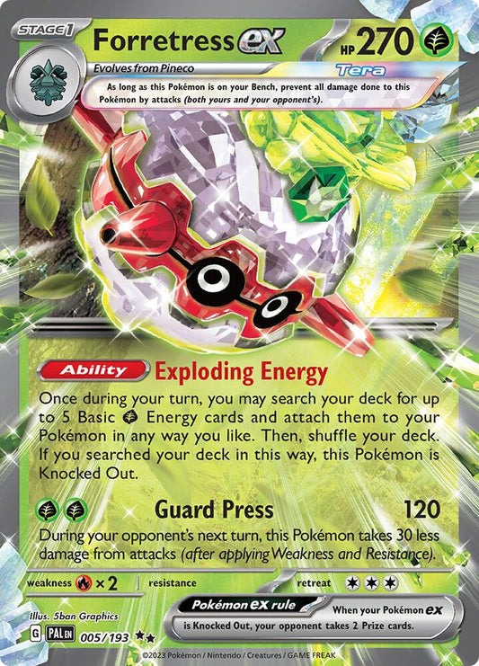 Forretress ex #5 SV02 Paldea Evolved
