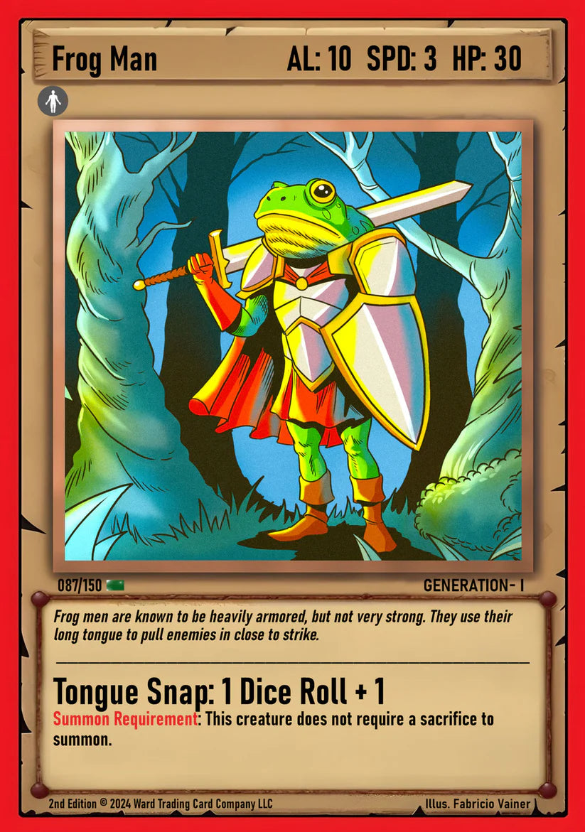 Frog Man #87 Ward Gen I – The Curious Crow Company
