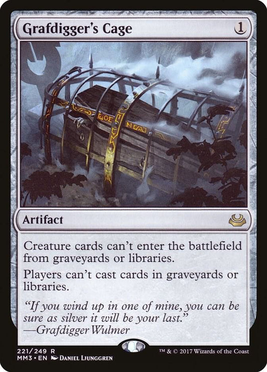 Grafdigger's Cage #221 FOIL Modern Masters 2017
