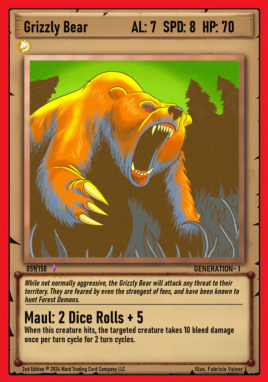 Grizzly Bear #59 Ward Gen I