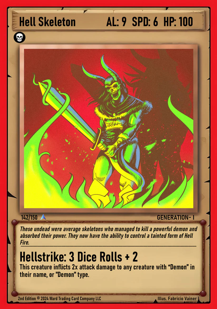 Hell Skeleton #142 Ward Gen I