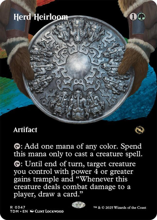 Herd Heirloom #347 (Borderless) FOIL Tarkir Dragonstorm