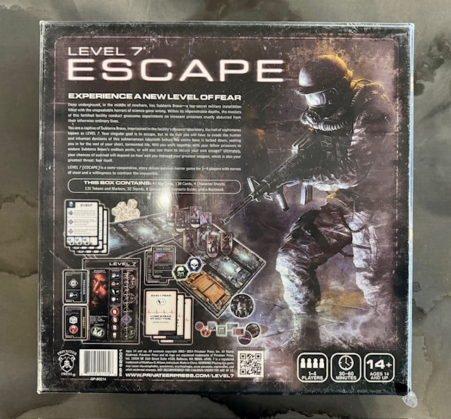 Level 7 ESCAPE Board Game (NEW)