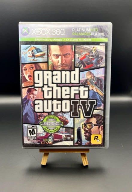 XBOX 360 Grand Theft Auto IV (Platinum Hits) (No map)