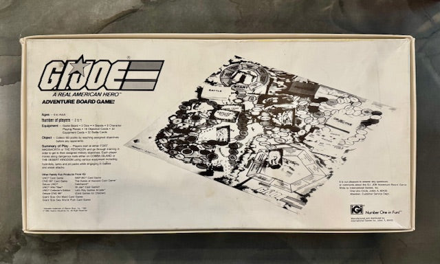 Vintage G.I. Joe Adventure Board Game (1982)