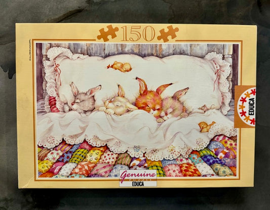 Vintage Genuine Bunny Puzzle 150-piece