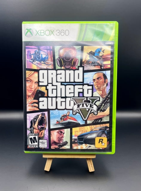 XBOX 360 Grand Theft Auto V (No map)