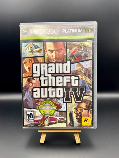 XBOX 360 Grand Theft Auto IV (Platinum Hits) (Complete)