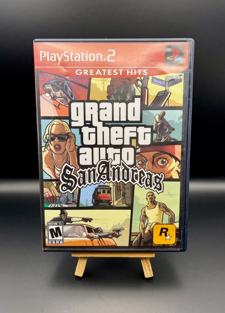 PlayStation 2 Grand Theft Auto San Andreas (Greatest Hits) (No map or instructions)