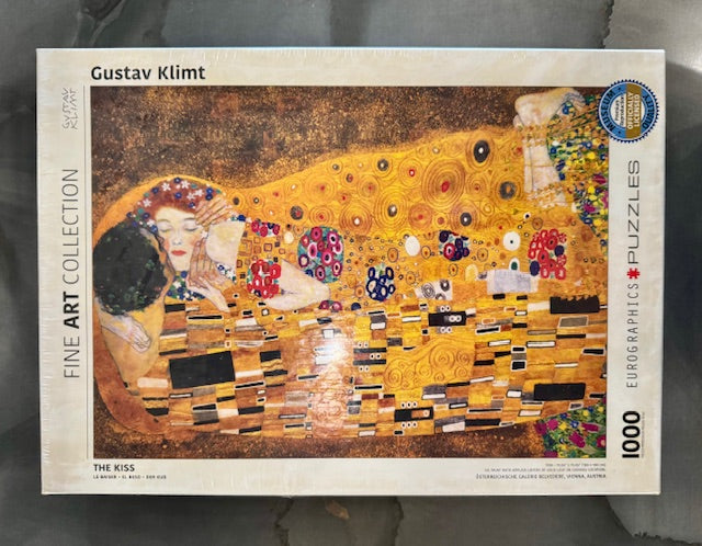 The Kiss *Fine Art Collection* 1,000-Piece Puzzle (NEW/SEALED)