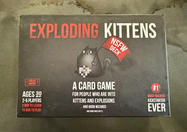 the curious case of the vanishing & exploding gradient... Exploding Kittens *NSFW Deck* (2015) – The Curious Crow Company