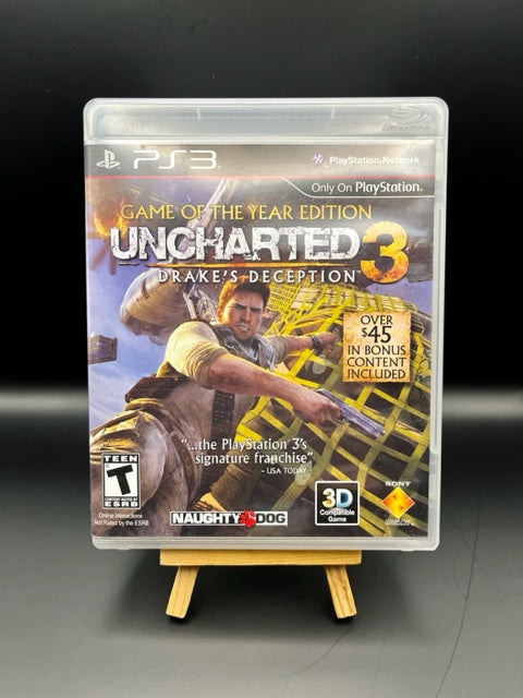 PlayStation 3 Uncharted 3 Drake's Deception GOTY (Complete)