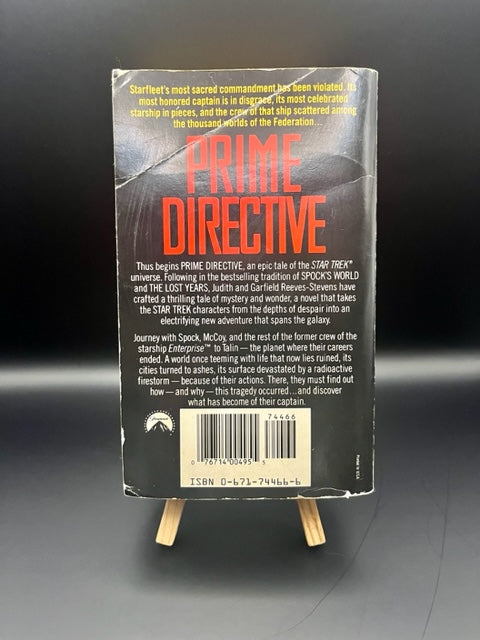 Star Trek Prime Directive (3rd printing) (1991) - Reeves-Stevens