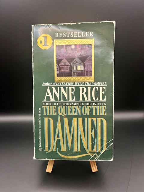 1988 The Queen of the Damned paperback by Anne Rice