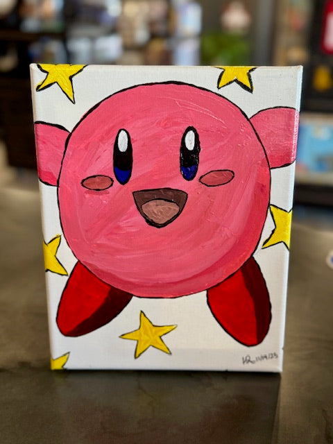 Hand-painted Kirby