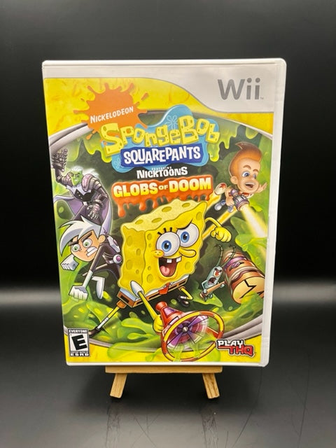 Wii SpongeBob Squarepants Nicktoons Globs of Doom