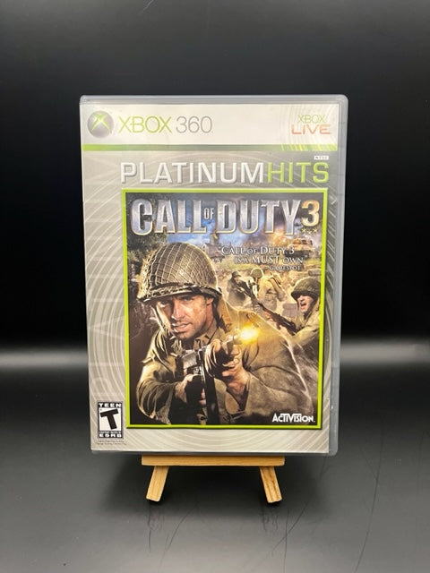 XBOX 360 Call of Duty 3 (Platinum Hits) (Complete)