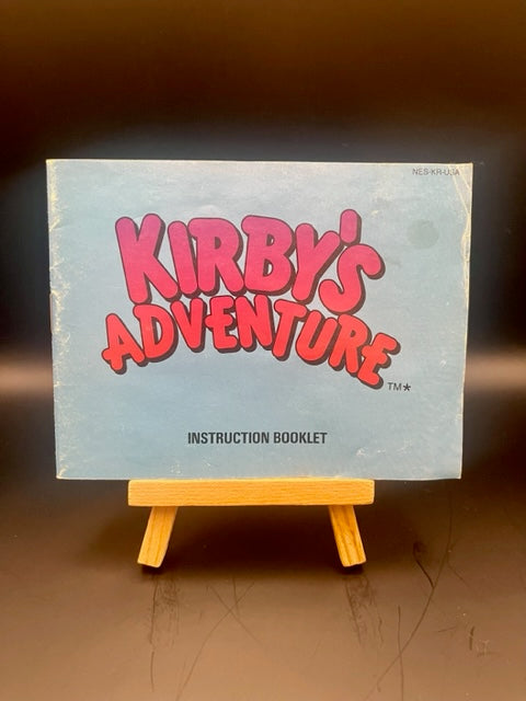 Kirby's Adventure Instruction Booklet