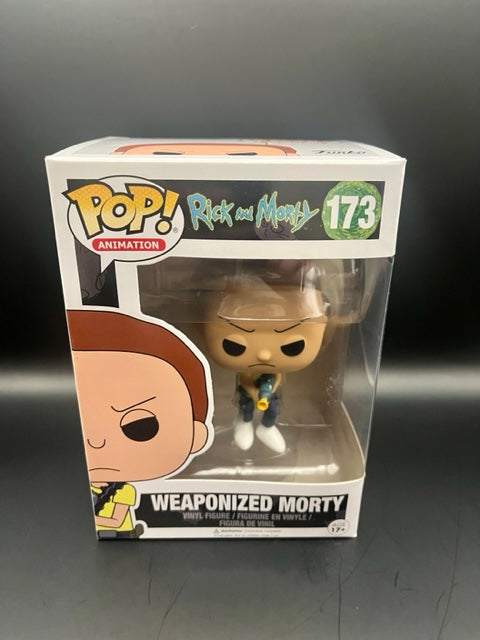 Pop Animation #173 Rick and Morty Weaponized Morty NEW/SEALED