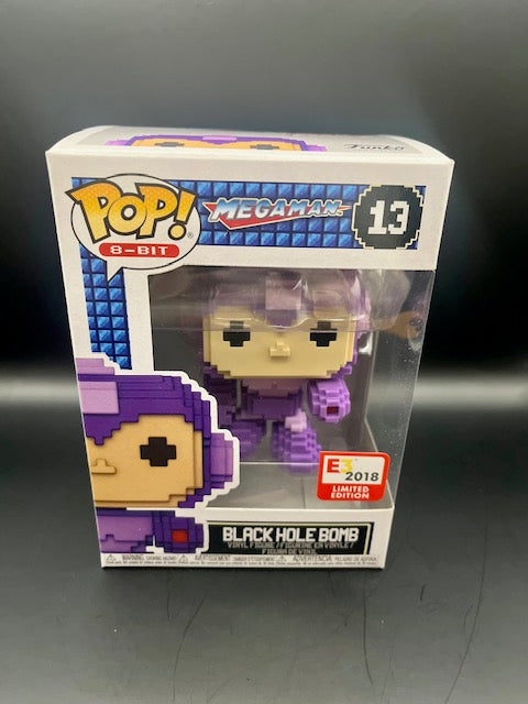 Pop 8-Bit #13 Mega Man Black Hole Bomb E3 2018 Limited Edition NEW/SEALED