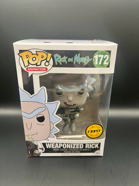 Pop Animation #172 Rick and Morty Weaponized Rick Chase Edition NEW/SEALED