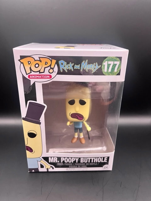 Pop Animation #177 Rick and Morty Mr. Poopy Butthole NEW/SEALED