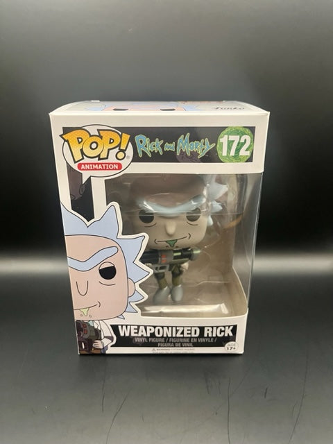 Pop Animation #172 Rick and Morty Weaponized Rick NEW/SEALED