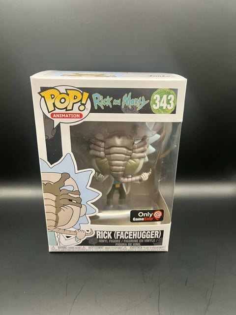 Pop Animation #343 Rick and Morty Rick (Facehugger) NEW/SEALED