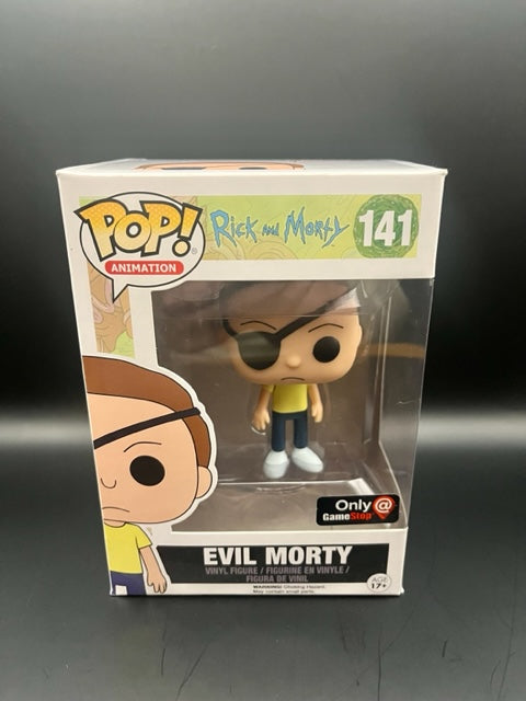 Pop Animation #141 Rick and Morty Evil Morty Gamestop Edition NEW/SEALED