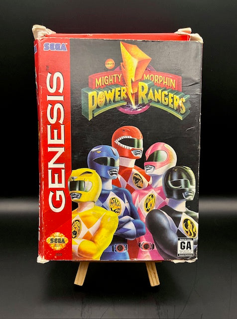 Sega Genesis Mighty Morphin Power Rangers (Cardboard box) (Complete)