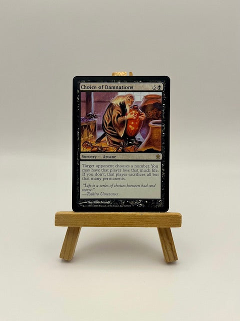 Magic the Gathering Choice of Damnations card