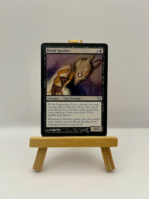 Magic the Gathering Blood Speaker Card