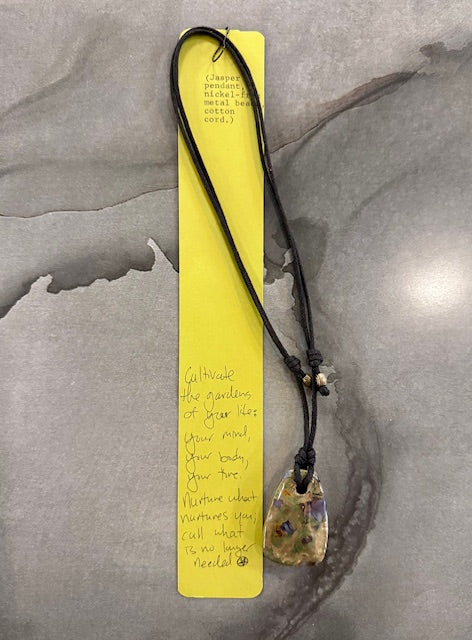 Handmade Necklace with Jasper *LOCAL ART*