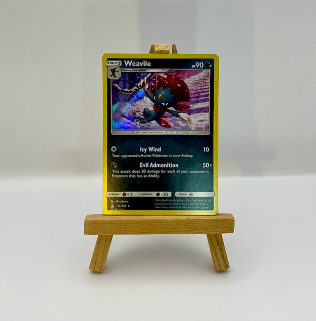 Pokemon Weavile Ultra Prism 74/156