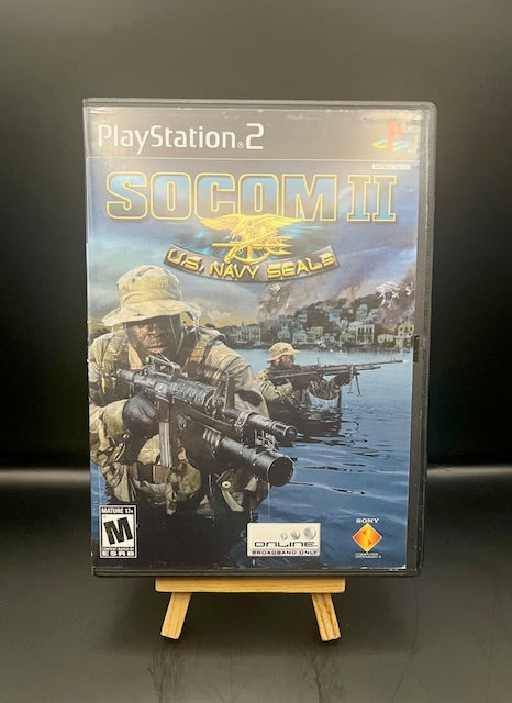 Lot De 3 Jeux SOCOM US Navy Seals PS2 – II, 2, 3 Complets Avec Boîtier Et Manuels (bon état)
